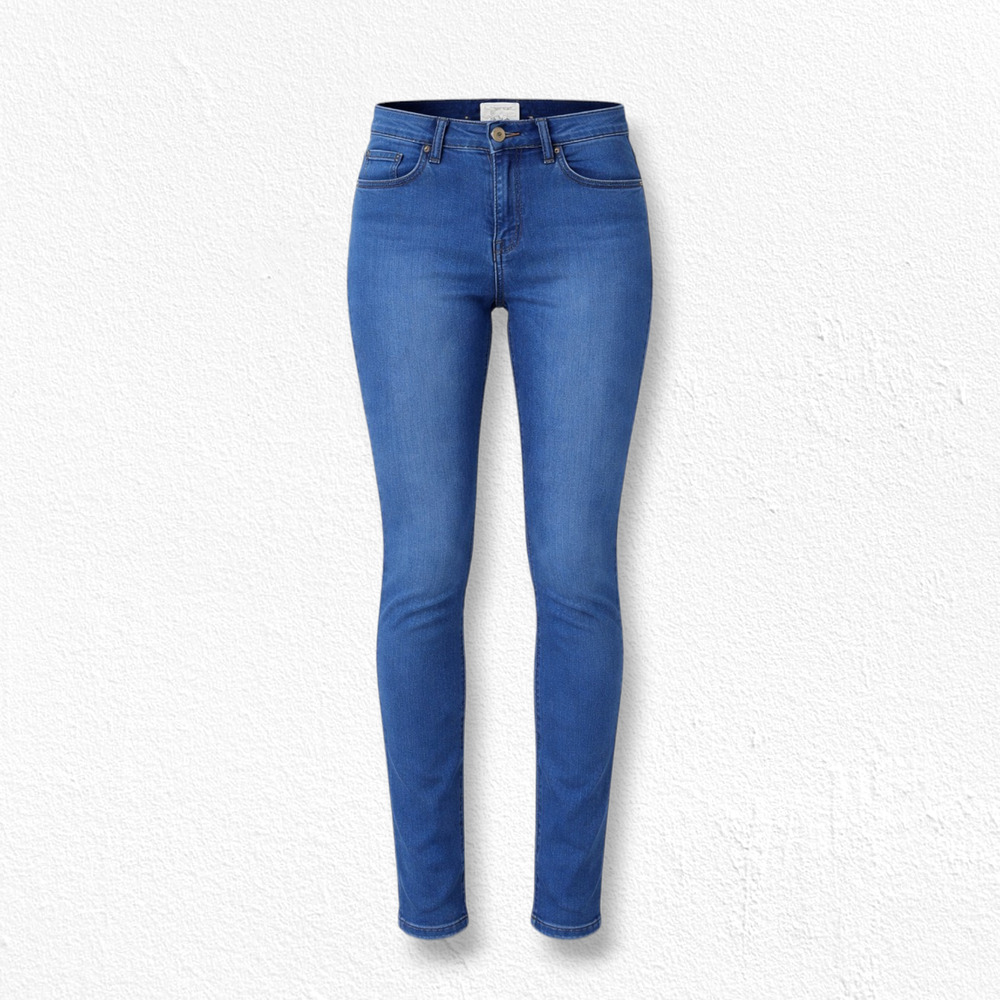 Current/Elliott Dark Wash High Waist Ankle Skinny Jeans Size 26 USA Made Denim